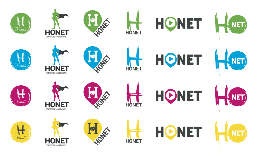 Déclinaison de logos - Honet